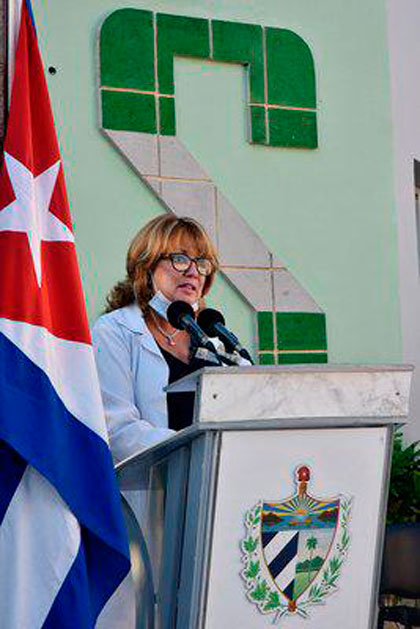 María Isabel Martínez, directora de la Clínica Internacional Siboney, de La Habana. María Isabel Martínez, directora de la Clínica Internacional Siboney, de La Habana.