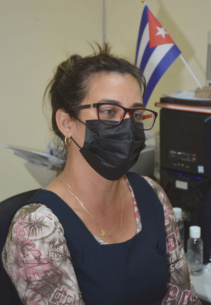 Katia García Gómez, paciente de Manicaragua recuperada de la COVID-19. Katia García Gómez, paciente de Manicaragua recuperada de la COVID-19.