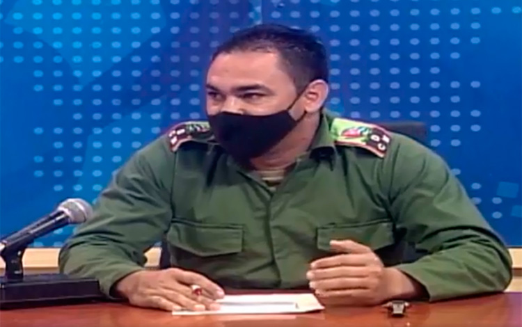 Amaury Rodríguez Linares, presidente del Consejo de Defensa Municipal de Corralillo.