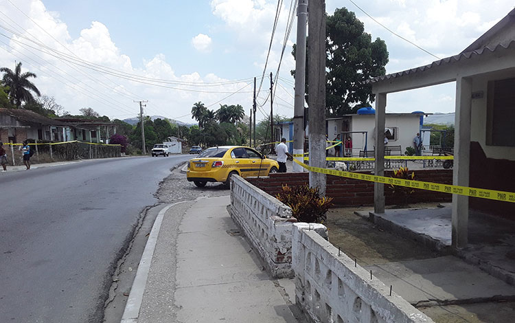 Área en cuarentena en el municipio de Manicaragua.