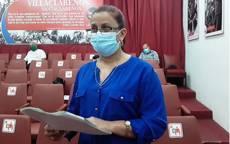 Gretza Sánchez, directora de Salud Pública en Villa Clara. Gretza Sánchez, directora de Salud Pública en Villa Clara.