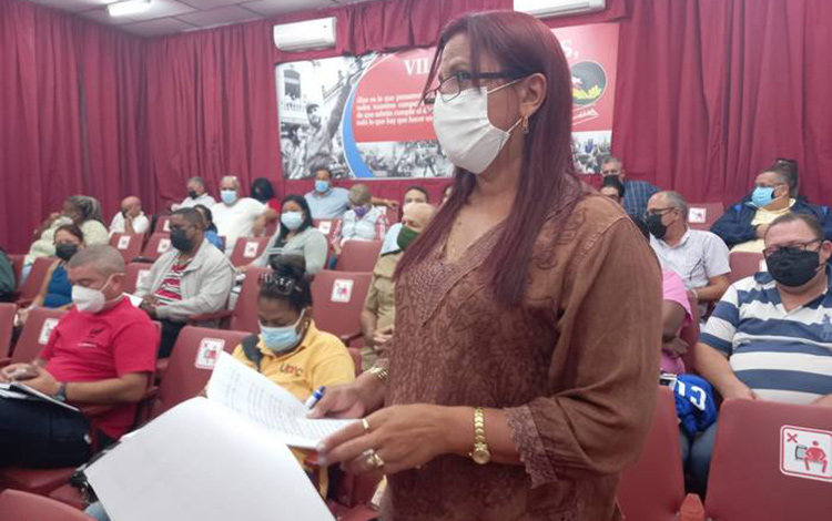 Gretza Sánchez Padrón, directora de Salud en la provincia de Villa Clara.