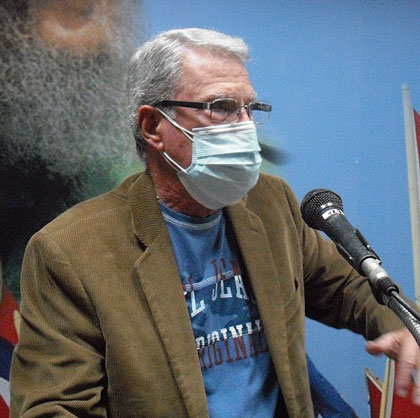 Doctor Luis Lecha Estela, integrante del Grupo de Pronósticos. Doctor Luis Lecha Estela, integrante del Grupo de Pronósticos.