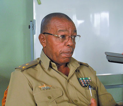 Coronel Jorge Eduardo Berrio, director del hospital militar Comandante Manuel Fajardo Rivero, en Santa Clara. Coronel Jorge Eduardo Berrio, director del hospital militar Comandante Manuel Fajardo Rivero, en Santa Clara.