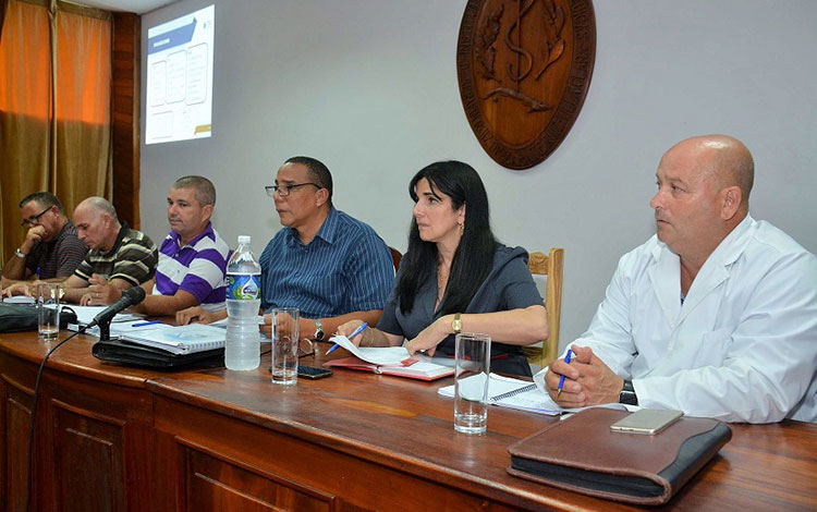 Reunión de análisis para el reinicio del curso en la Universidad de Ciencias Médicas de Villa Clara, Cuba. Reunión de análisis para el reinicio del curso en la Universidad de Ciencias Médicas de Villa Clara, Cuba.