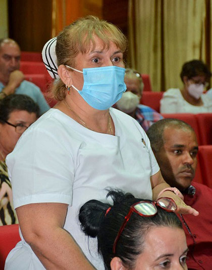 Zaily Quintana Pérez, jefa de la carrera de Enfermería en la Universidad de Ciencias Médicas de Villa Clara. Zaily Quintana Pérez, jefa de la carrera de Enfermería en la Universidad de Ciencias Médicas de Villa Clara.