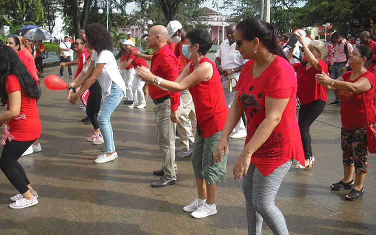 Actividad deportiva en el Día Mundial del Corazón. Actividad deportiva en el Día Mundial del Corazón.