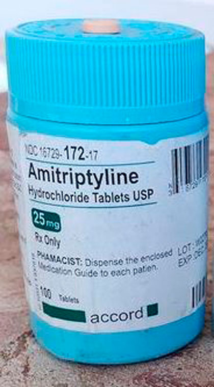 Amitriptilina falsificada.