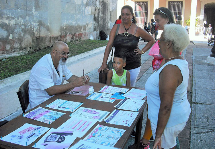 Acciones educativas por el Dí­a Mundial de la Diabetes.