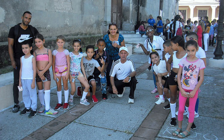 Actividades deportivas durante la celebración del Día Mundial de la Diabetes.