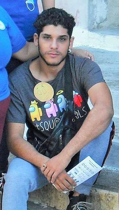 Kevin Mario Sobrino Rodrí­guez, joven diabético.