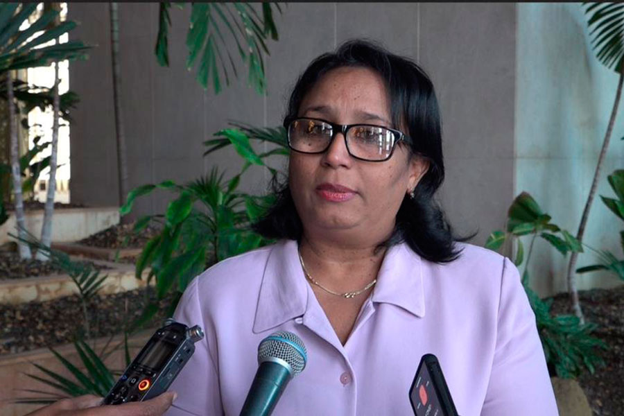 Carilda Peña García, vicetitular del Ministerio de Salud Pública (Minsap) de Cuba.