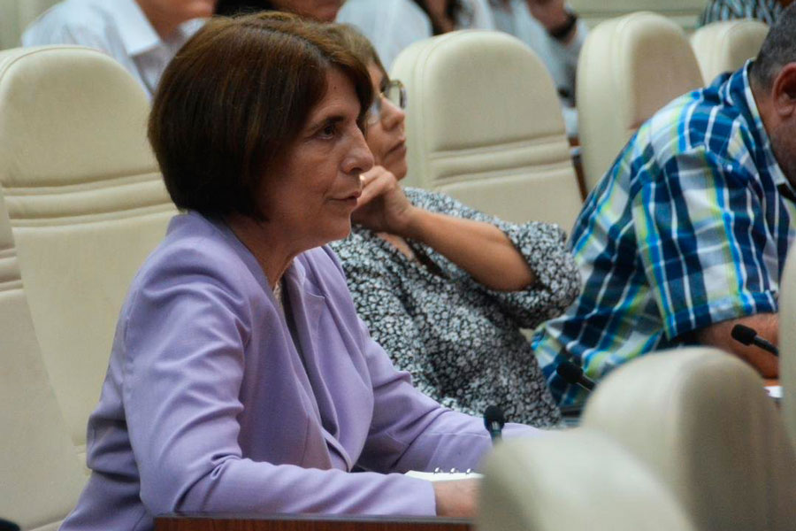 Doctora en Ciencias María del Carmen Domínguez Horta, del CIGB.