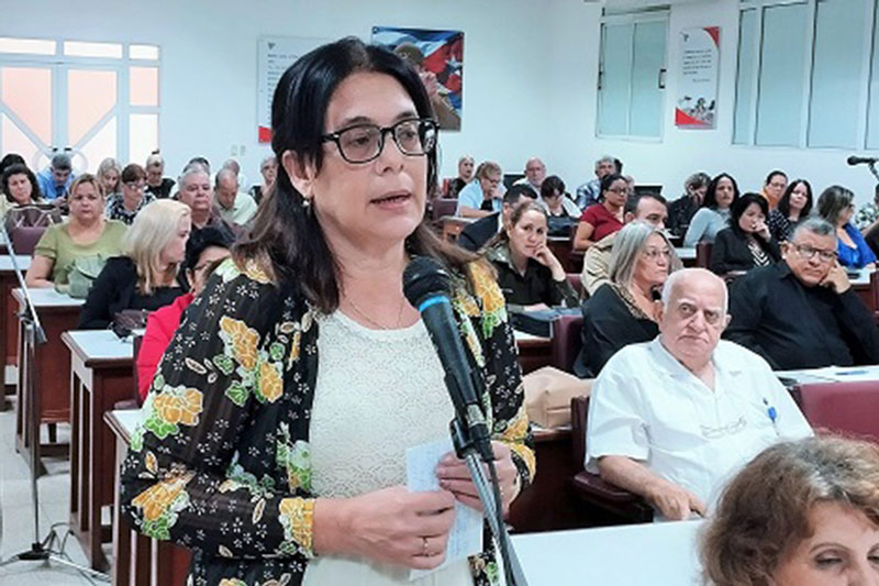 Dra. Tania Cecilia Casanova Arencibia, jefa del Dpto. Provincial de Atención Primaria.