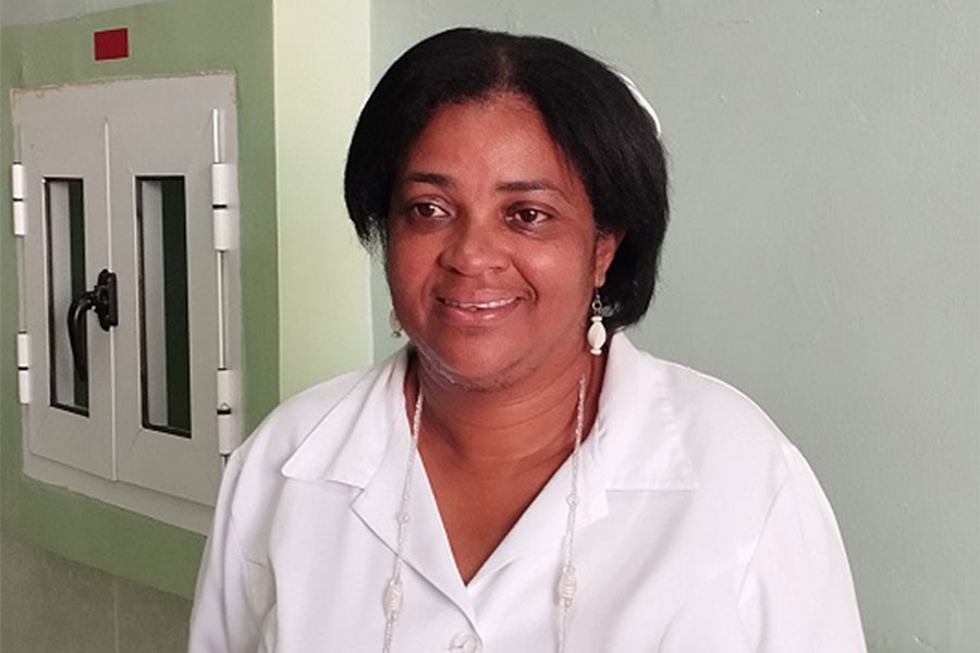 Mayelín Merconchini Machado, enfermera del hospital materno Mariana Grajales, de Villa Clara.