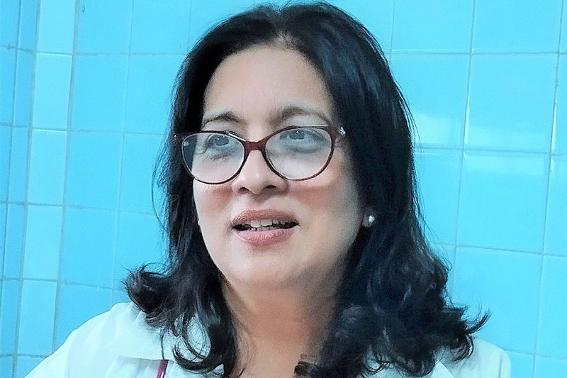 Lisset Ley Vega, cardióloga del hospital pediátrico José Luis Miranda, de Sabta Clara.
