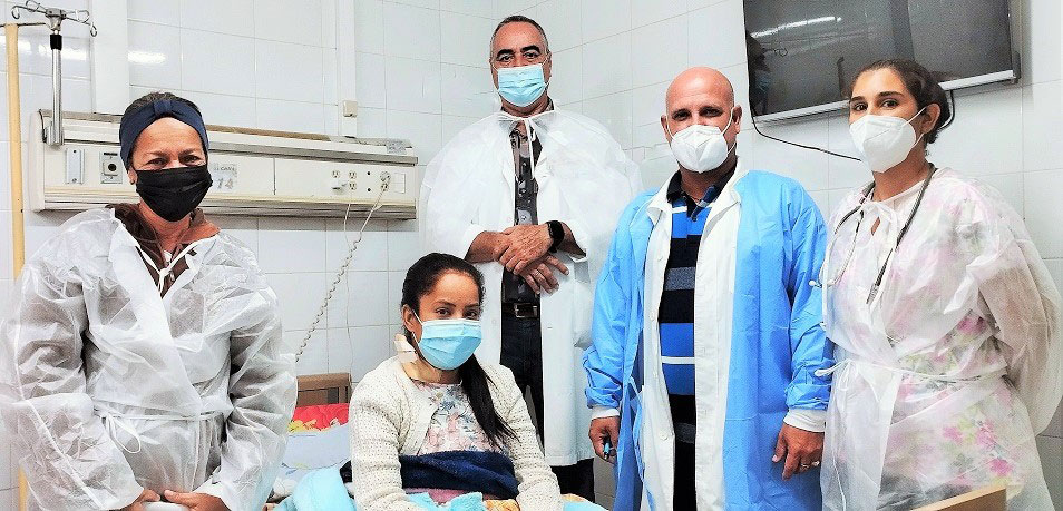 Daniela de la Caridad Ruiz Alejo, paciente sometida a trasplante de riñón en Villa Clara.
