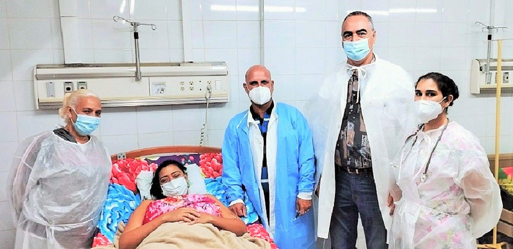 Ianisbel García, paciente espirituana sometida a trasplante renal en Villa Clara.