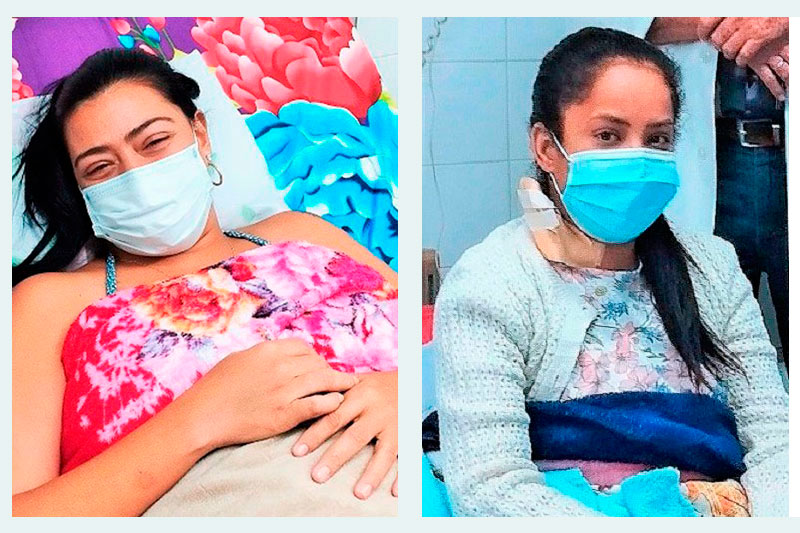 «A esos familiares de los donantes mi gratitud es eterna, y su ser querido sigue viviendo en mi», declara Ianisbel García Martínez (a la izquierda). «Ahora todo dependerá de mi disciplina y comportamientos en la vida», significa la santaclareña Daniela de la Caridad Ruiz Alejo. (Fotos: Ricardo R. González)