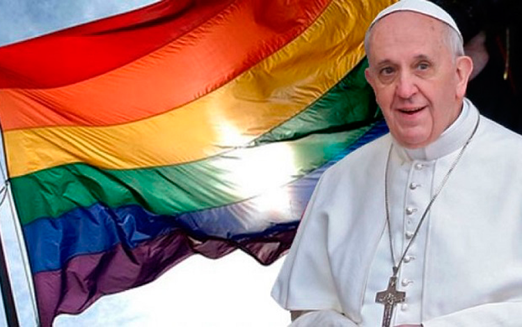 Papa Francisco apoya uniones civiles de parejas homosexuales
