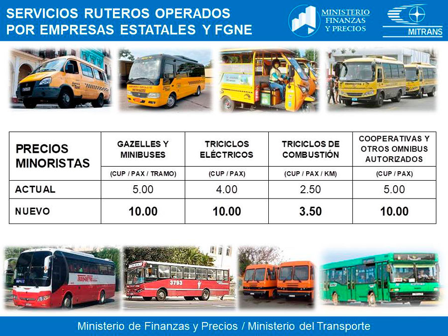 Servicio de ruteros.
